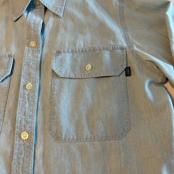 Lauren Jeans Co By Ralph Lauren, Button Up Chambray Shirt Womens Small - Picture 3 of 11